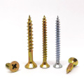 din7505 flat head pozi sharp point zinc chipboard screw taiwan